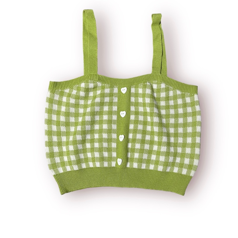 Cider Green Crop Top